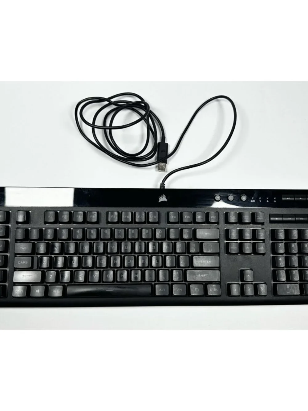 Corsair‎ K55 RGB PRO Wired Gaming Keyboard Black (CH-9226765-NA) Tested & Works